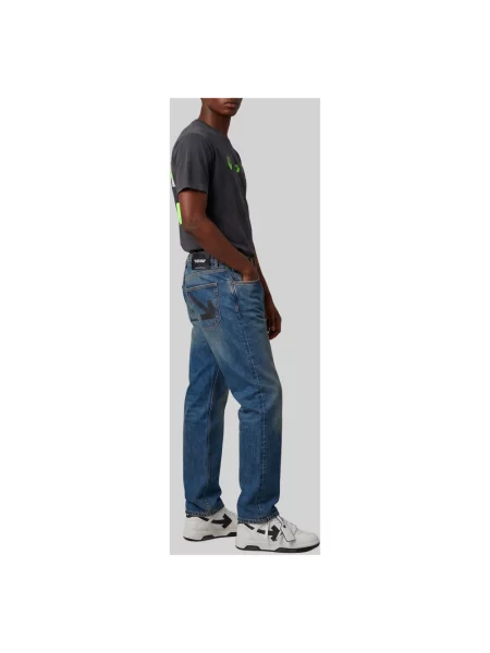 Jeansy Off-white białe