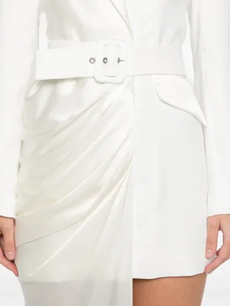 Rochie Silk Love & Lace de mătase de costum alb