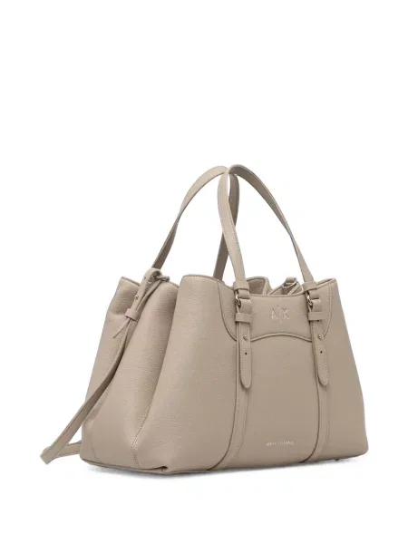 Geantă shopper Armani Exchange cu autograf