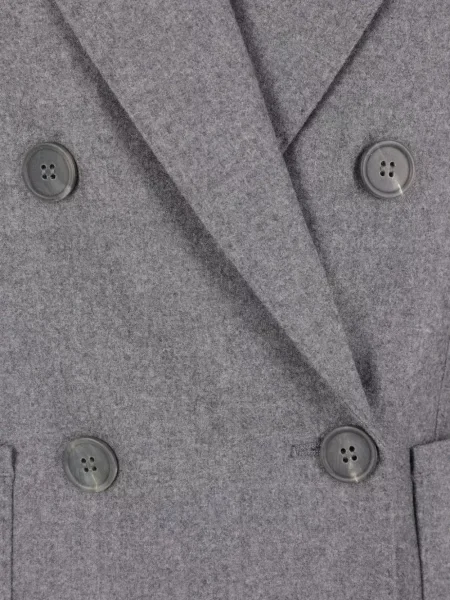 Μπλέιζερ Max Mara διπλόκουμπα γκρι