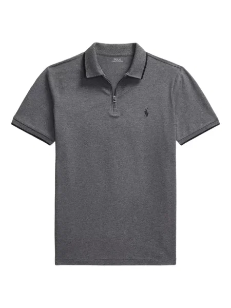 Ριγέ polo Polo Ralph Lauren με κουκούλα με αυτόγραφο λευκό