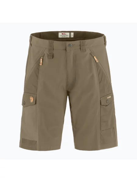 Pantaloni scurți de trekking pentru bărbați Fjällräven Abisko light olive kaki