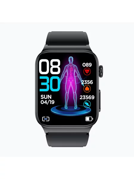 Óra Watchmark Cardio One czarny. Méret: OS fekete
