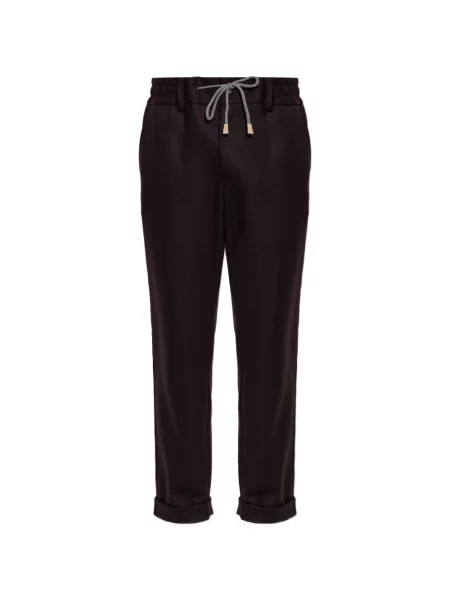 Pantaloni Eleventy cu cordon negru