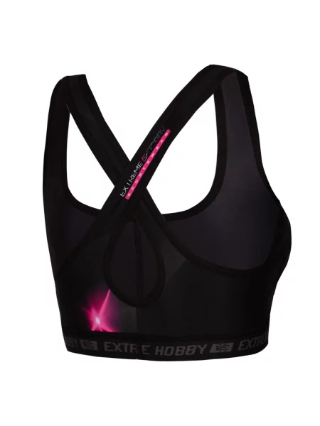 Stanik sportowy fitness siłownia MMA EXTREME HOBBY MT SPORT różowy