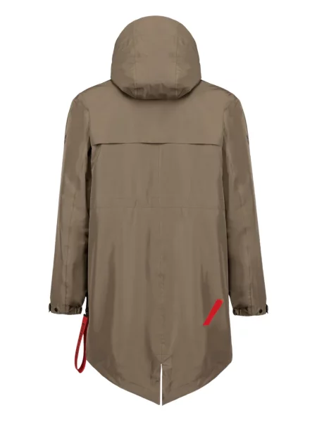 Geacă parka After Label cu glugă maro