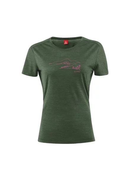 Koszulka Country Merino Tencel™ oliwkowy zielony