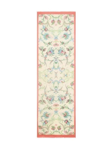 Fular Etro cu model floral cu imagine