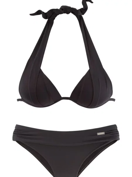 LASCANA Costum de baie două piese negru