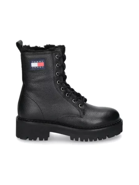 Botki Tommy Jeans czarne