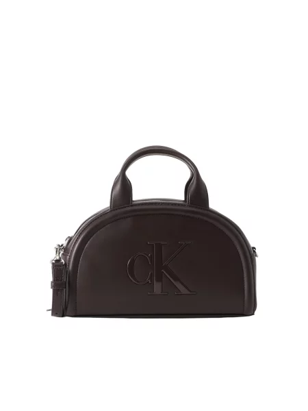 Calvin Klein crossbody kabelka dámska z imitácie kože hnedá
