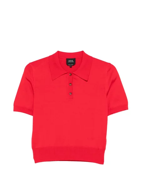 Tricou polo A.p.c. roșu