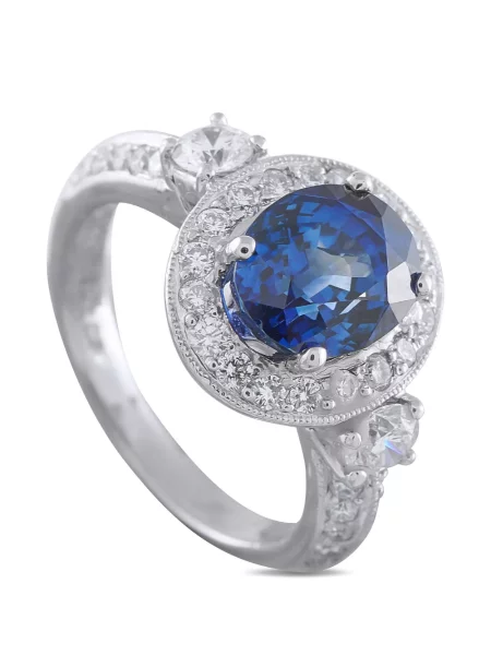 Cocktail diamant inel Lb Exclusive argintiu