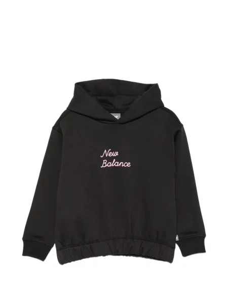 Bluza z kapturem dziecięca New Balance czarna