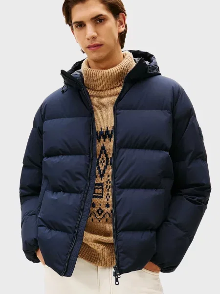 Пуховик Tommy Hilfiger синій
