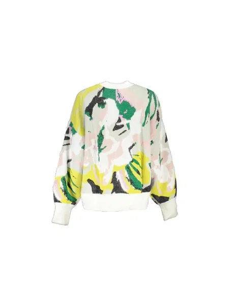 Pulover Desigual alb