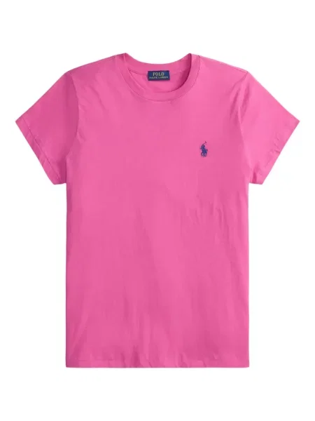 Vunena majica Polo Ralph Lauren s okruglim izrezom iznad koljena narančasta