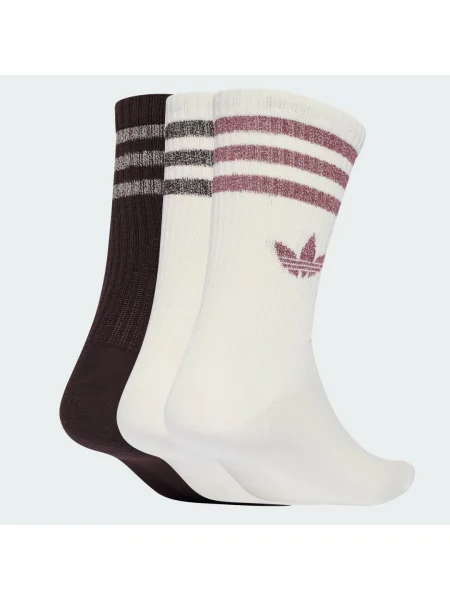 Pruhované ponožky Adidas Originals bílé
