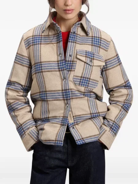 Geacă cămașă Woolrich în carouri