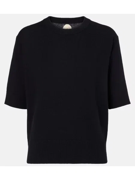 Kašmírový top Jardin Des Orangers čierna