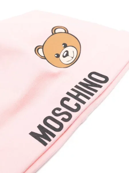 Czapka dziecięca Moschino różowa