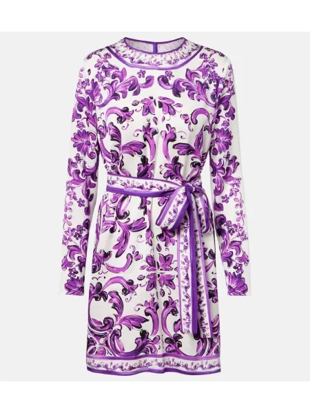 Rochie Dolce&gabbana de mătase alb