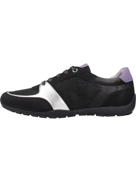 Sneakersy Geox skórzane czarne