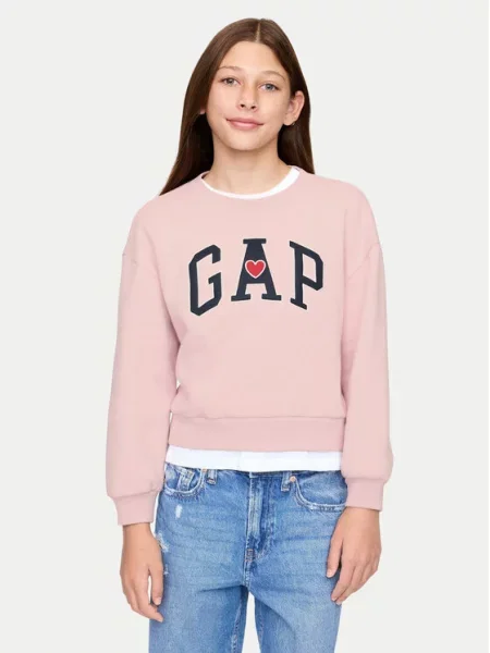 Bluza Gap z autografem różowa
