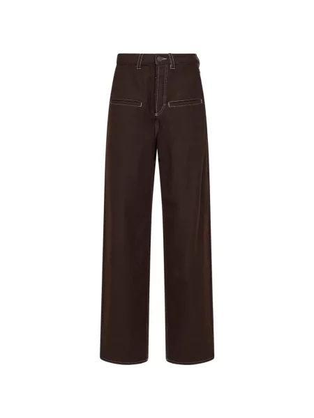 Pantaloni Uma Wang maro