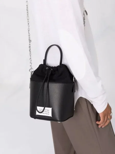 Torebka bucket Maison Margiela czarna