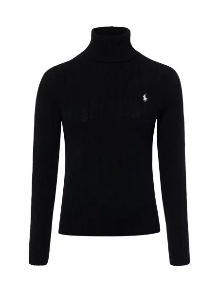 Polo Ralph Lauren Wełniany sweter z zawartością kaszmiru Kobiety Kaszmir S czarny