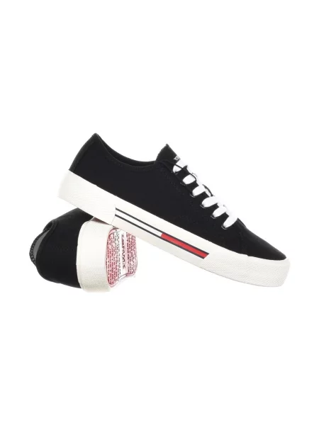 Platno traperice Tommy Hilfiger crna