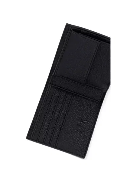 Portofel Armani Exchange cu autograf negru
