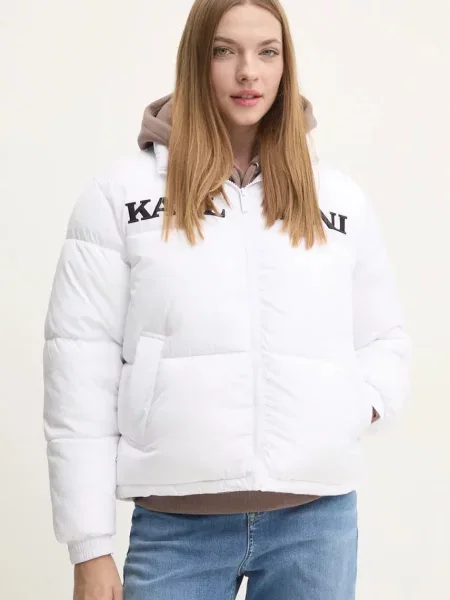 Яке Karl Kani Retro Essential Puffer Jacket White XL бяло