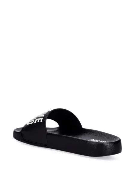 Papuci Love Moschino cu autograf negru