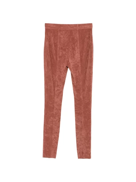 Cu centură pantaloni Alberta Ferretti portocaliu