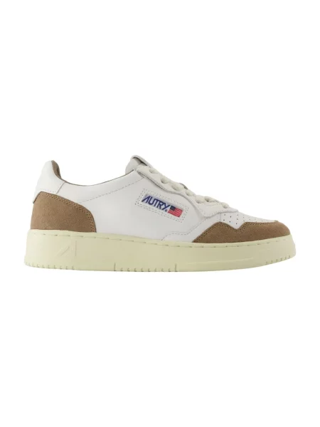 Sneakersy Autry zamszowe białe