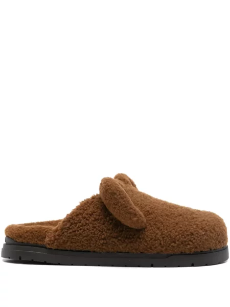 Papuci tip mules Fendi maro