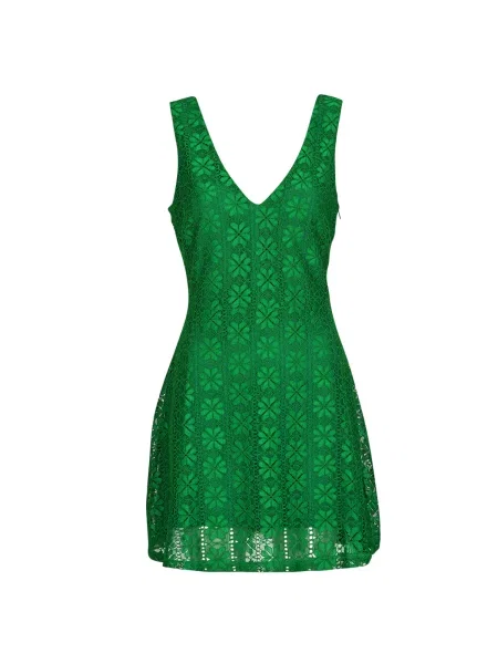 Mini obleka Desigual zelena