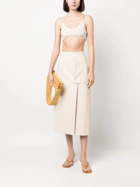 Oříznuté top Jacquemus s autogramem