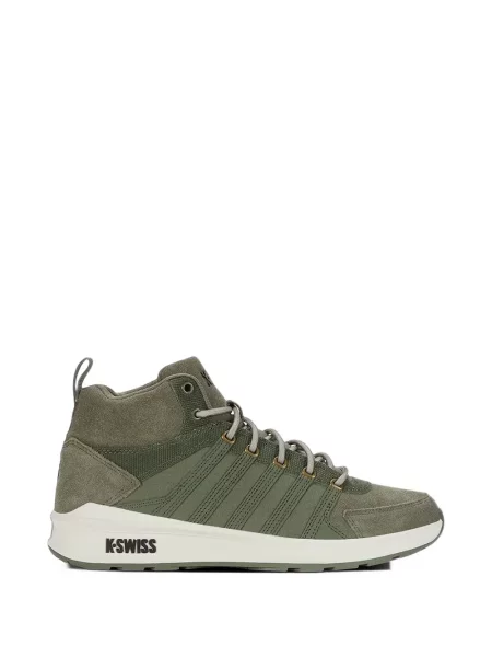 Sneakerși K-swiss din piele de căprioară verde