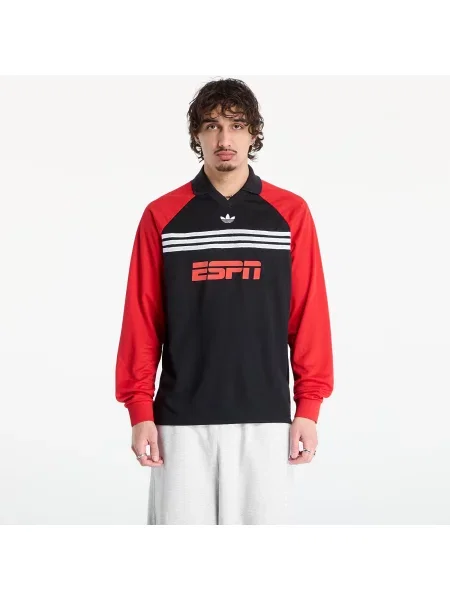 Majica z dolgimi rokavi Adidas Originals z dolgimi rokavi črna