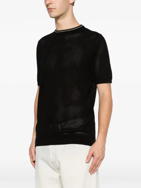 Tricou Amaranto tricotate negru