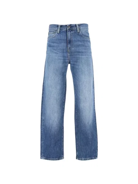 Blugi Carhartt Wip cu 5 buzunare albastru