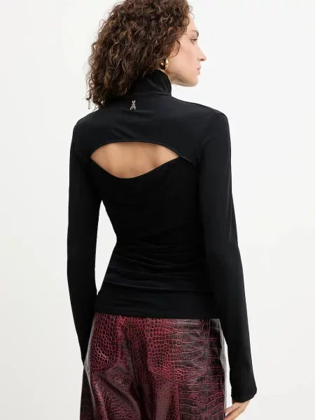 Bluza Patrizia Pepe za žene bez uzorka crna