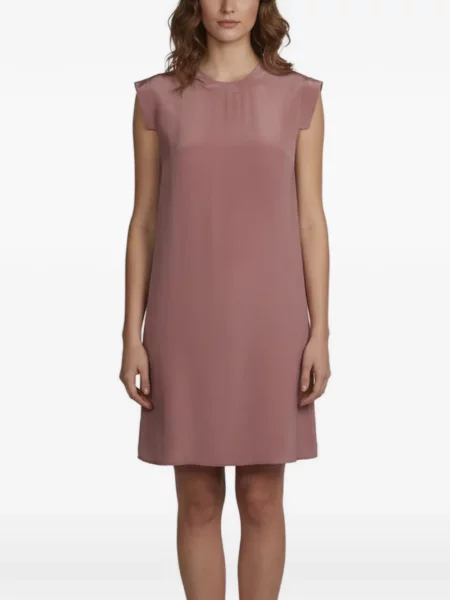 Rochie mini Allsaints din crep violet