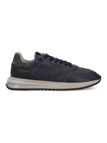 Buty do biegania Philippe Model skórzane do biegania niebieskie
