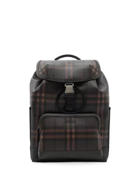 Rucsac Burberry în carouri maro