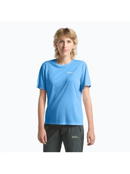 Tricou de trekking pentru femei Jack Wolfskin Vonnan mediu albastru