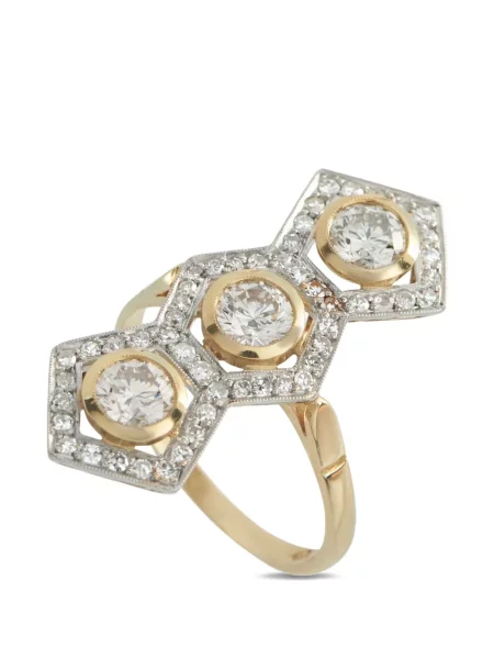 Inel Lb Exclusive cu imprimeu geometric